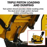 BAUMR-AG 10HP Wheelbarrow Dumper Motorised Ride On Wheel Borrow, 306CC Petrol Engine 500kg Capacity - Image 8