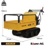Baumr-AG Motorised Tracked Wheelbarrow Dumper, Briggs & Stratton CR950 Petrol Engine, 300kg Capacity - Image 6