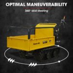 Baumr-AG Motorised Tracked Wheelbarrow Dumper, Briggs & Stratton CR950 Petrol Engine, 300kg Capacity - Image 7