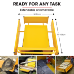 Baumr-AG Motorised Tracked Wheelbarrow Dumper, Briggs & Stratton CR950 Petrol Engine, 300kg Capacity - Image 9