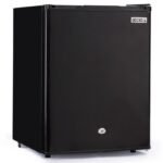 GECKO 70L Portable Bar Fridge and Freezer 12V/24V for Camping, Caravans, Black