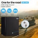 GECKO 70L Portable Bar Fridge and Freezer 12V/24V for Camping, Caravans, Black - Image 4