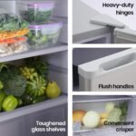 GECKO 70L Portable Bar Fridge and Freezer 12V/24V for Camping, Caravans, Silver - Image 9