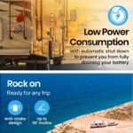 GECKO 95L Portable Upright Fridge and Freezer, 12V/24V for Camping, Caravans, Black - Image 7