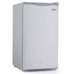 GECKO 95L Portable Upright Fridge and Freezer, 12V/24V for Camping, Caravans, Silver