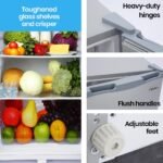 GECKO 95L Portable Upright Fridge and Freezer, 12V/24V for Camping, Caravans, Silver - Image 9