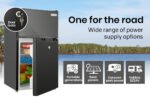 GECKO 95L Portable Upright Fridge, 12V/24V for Motorhome, Caravan, Black - Image 9