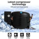 GECKO 125L Portable Upright Fridge, 12V/24V for Motorhome, Caravan, Black - Image 9