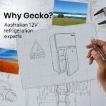 GECKO 125L Portable Upright Fridge, 12V/24V for Motorhome, Caravan, Silver - Image 4