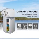 GECKO 125L Portable Upright Fridge, 12V/24V for Motorhome, Caravan, Silver - Image 9