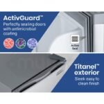 GECKO 57L Portable Camping Bar Fridge with Freezer 12V/24V, Silver - Image 6