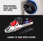 Baumr-AG 38CC Petrol Commercial Chainsaw 16 Bar E-Start 3.2 HP Chain Saw - Image 10