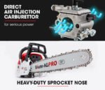 Baumr-AG 45CC Petrol Chainsaw Commercial 18 Bar Chain Saw E-Start Pruning - Image 8