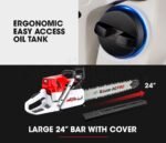 BAUMR-AG Petrol Commercial Chainsaw 24 Bar E-Start Chain Saw Top Handle Pruning - Image 11