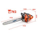 MTM Petrol Commercial Chainsaw 22 Bar E-Start Tree Pruning Chain Saw Top Handle - Image 6