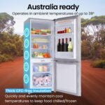 GECKO 139L Upright Portable Fridge / Freezer, 12V/24V for Motorhome and Caravan, Silver - Image 7