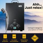 Thermomate Portable Gas Outdoor Camping Hot Water Heater System, with 12V Pump, Shower Head, Black - Image 9