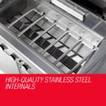 EuroGrille 8 Burner Outdoor BBQ Grill Barbeque Gas Stainless Steel Kitchen Commercial - Image 4