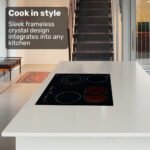 EuroChef 60cm 4 Zone Ceramic Cooktop, 6600W Electric, FlexiZone Adjustable Size Hobs, Touch Controls - Image 4