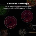 EuroChef 90cm 5 Zone Ceramic Cooktop, 8900W Electric, FlexiZone Adjustable Size Hobs, Touch Controls - Image 3