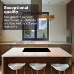 EuroChef 90cm 5 Zone Ceramic Cooktop, 8900W Electric, FlexiZone Adjustable Size Hobs, Touch Controls - Image 8