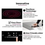 EuroChef 90cm 5 Zone Ceramic Cooktop, 8900W Electric, FlexiZone Adjustable Size Hobs, Touch Controls - Image 9
