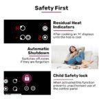 EuroChef 90cm 5 Zone Ceramic Cooktop, 8900W Electric, FlexiZone Adjustable Size Hobs, Touch Controls - Image 10