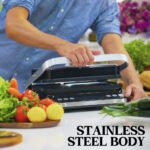 EUROCHEF EUC-CG7 Smart Multi Contact Grill Sandwich Panini Press Maker Fast Cafe Style - Image 3