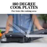 EUROCHEF EUC-CG7 Smart Multi Contact Grill Sandwich Panini Press Maker Fast Cafe Style - Image 4