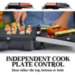 EUROCHEF EUC-CG7 Smart Multi Contact Grill Sandwich Panini Press Maker Fast Cafe Style - Image 5