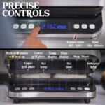 EUROCHEF EUC-CG7 Smart Multi Contact Grill Sandwich Panini Press Maker Fast Cafe Style - Image 8