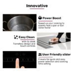 EuroChef 60cm 4 Zone Induction Cooktop, 6800W Electric, Touch Controls - Image 8