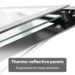 EuroChef 60cm Stainless Built-in 70L Grill 8 Function Fan Forced Electric Wall Oven - Image 4