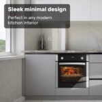 EuroChef 60cm Stainless Built-in 70L Grill 8 Function Fan Forced Electric Wall Oven - Image 10