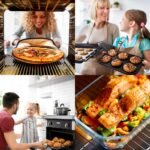 EuroChef 60cm Stainless Built-in 70L Grill 8 Function Fan Forced Electric Wall Oven - Image 11