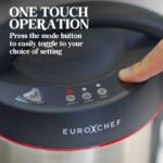 EUROCHEF Soup Maker Blender Smoothie Compact Hot Cold Stainless Steel Mixer - Image 7