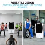 POLYCOOL 450W 80L Evaporative Air Cooler, Commercial Grade, Remote Control, Fan - Image 7