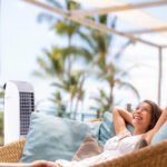 POLYCOOL 6L Portable Evaporative Air Cooler 24 Hour Timer 4 in 1 Cooling Fan - Image 3