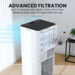 CARSON 2.05kW Portable Air Conditioner, with Fan & Dehumidifier Mode, Remote Control, 24hr Timer, Sleep Mode - Image 7