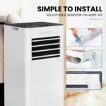 CARSON 2.05kW Portable Air Conditioner, with Fan & Dehumidifier Mode, Remote Control, 24hr Timer, Sleep Mode - Image 12