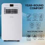 CARSON  2.9kW Reverse Cycle Portable Air Conditioner and Heater, with Dehumidifier, Cooling and Heating AC - Image 3