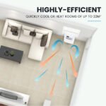 CARSON  2.9kW Reverse Cycle Portable Air Conditioner and Heater, with Dehumidifier, Cooling and Heating AC - Image 5