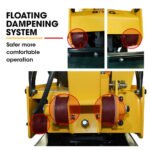 BAUMR-AG 185kg Reversible Vibratory Plate Compactor, Commercial 9HP 270cc, 500x700mm, Wheel Kit, for Sand Soil Gravel Asphalt (BCX-950) - Image 8