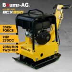 BAUMR-AG 185kg Reversible Vibratory Plate Compactor, Commercial 9HP 270cc, 500x700mm, Wheel Kit, for Sand Soil Gravel Asphalt (BCX-950) - Image 11