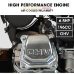 BAUMR-AG 77KG 285 x 345mm Tamping Rammer, 10kN 6.5hp, w/ Transport Wheel Kit, Compactor for Soil Sand Gravel Asphalt - BRM-700 - Image 3