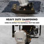 BAUMR-AG 77KG 285 x 345mm Tamping Rammer, 10kN 6.5hp, w/ Transport Wheel Kit, Compactor for Soil Sand Gravel Asphalt - BRM-700 - Image 6