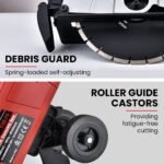 BAUMR-AG 2400W Electric Concrete Saw 355mm Demolition Cutter Wet Dry Demo Tool Circular Cutting - Image 4