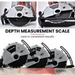 BAUMR-AG 2400W Electric Concrete Saw 355mm Demolition Cutter Wet Dry Demo Tool Circular Cutting - Image 6