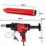 BAUMR-AG 1800W 120mm Handheld Core Drill & 76mm Diamond Drill Bit Combo, for Concrete Coring Hole Drilling - Image 2