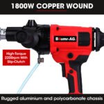 BAUMR-AG 1800W 120mm Handheld Core Drill & 76mm Diamond Drill Bit Combo, for Concrete Coring Hole Drilling - Image 3